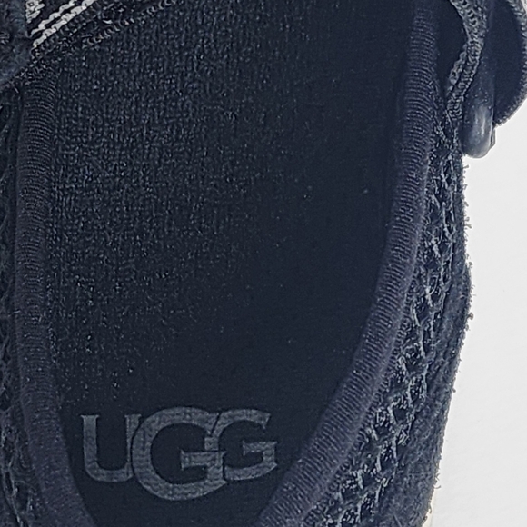 UGG Kids Toddle Black Rennon Skimmer Glitter Shoes Size - Picture 10 of 10
